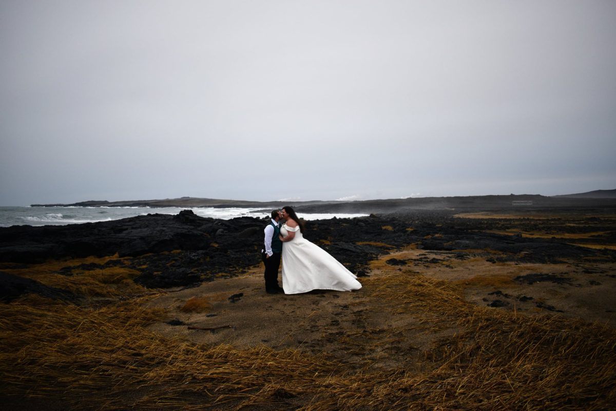 travel designer clients on their honeymoon in iceland - iceland wedding honeymoon elopement