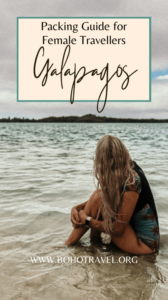 How to Pack for the Galapagos Islands - a female traveller's guide to packing for a trip to the Galapagos Islands!