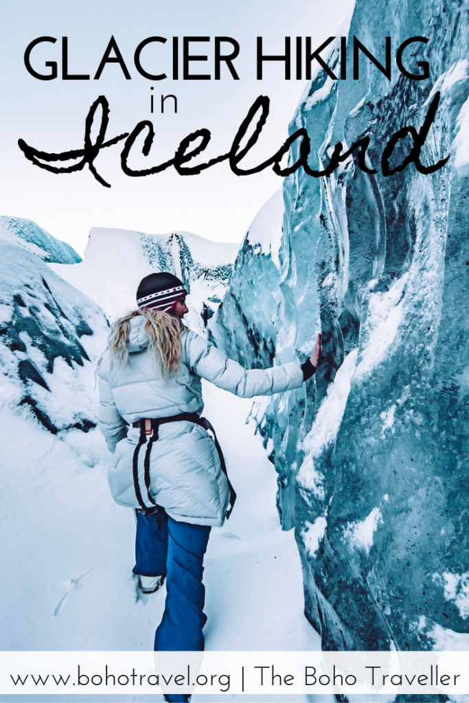 Glacie Hiking in Iceland is one of the ultimate experiences you can get in the wilderness near Reyjavik. #iceland #icelandtravel #traveltips #beautifuldestinations what to do in iceland | where to go in iceland | iceland Itinerary | things to do near reykjavik | one week in iceland
