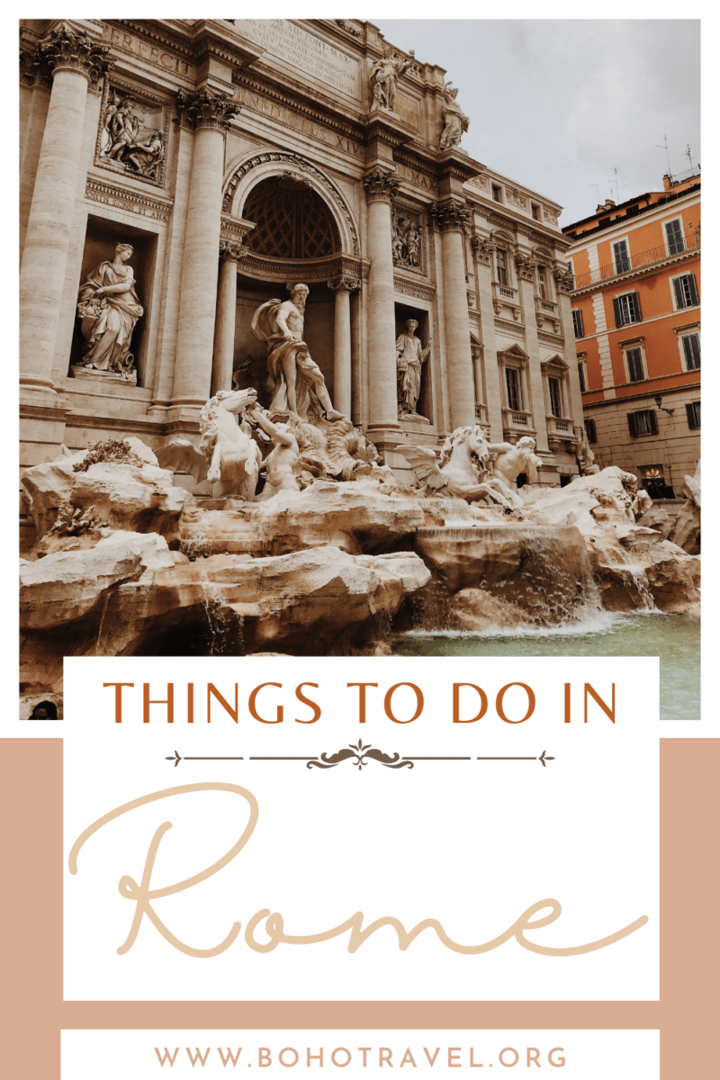 The best things to do in Rome! This rome travel guide gives you all the essentials on what to do when you visit rome